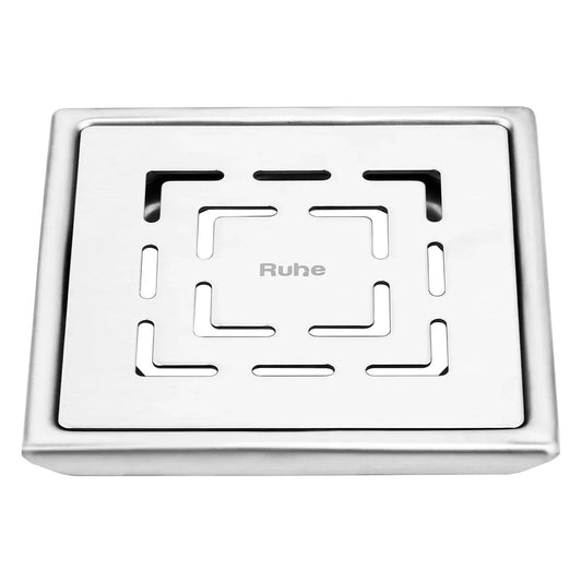Jupiter Square Premium Floor Drain (5 x 5 Inches) - by Ruhe