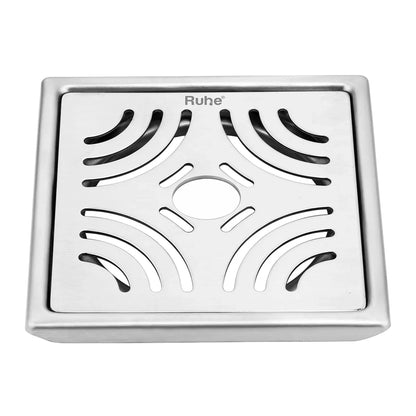 Venus Square Premium Floor Drain (6 x 6 Inches) with Hole - by Ruhe