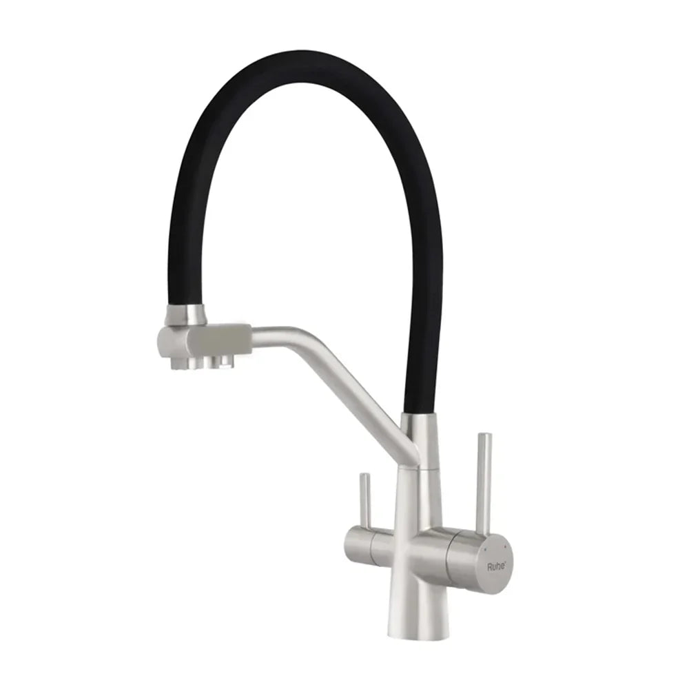 Wind Table Mount Sink Mixer Faucet with RO Water Supply