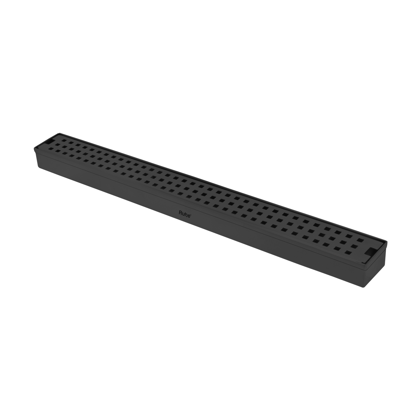 Palo Shower Drain Channel Black (2 Inches)