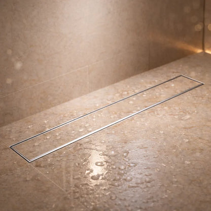 Tile-Insert Shower Drain Channel (4 Inches)