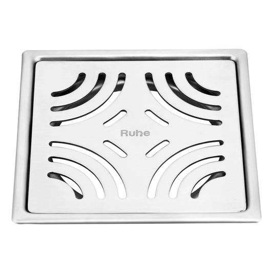 Venus Square Premium Flat Cut Floor Drain (6 x 6 Inches)