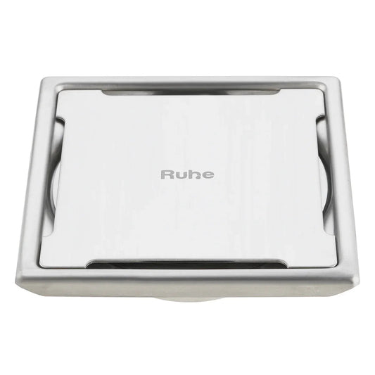 Diamond Square 304-Grade Floor Drain (6 x 6 Inches) - by Ruhe