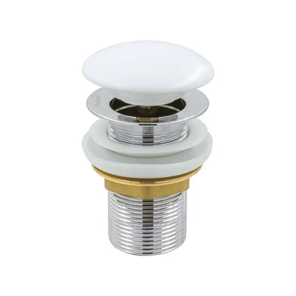 White Ceramic Pop-up Waste Coupling (3 Inches) - by Ruhe