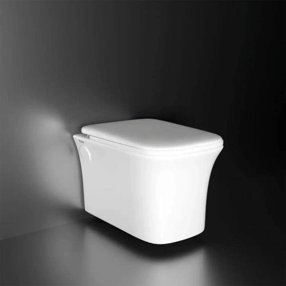 Crystal Wall-Hung Western Commode