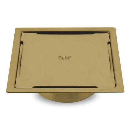 Diamond Square Flat Cut Floor Drain