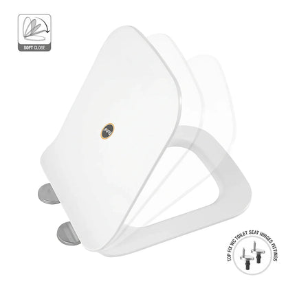 UF Square Toilet Seat Cover (Soft Close) - by Ruhe