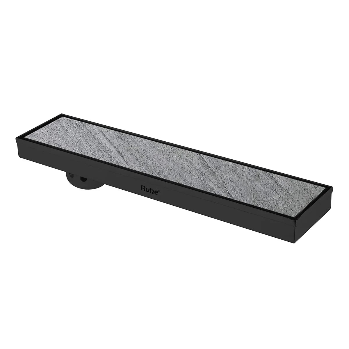 Marble-Insert Shower Drain Channel (4 Inches)