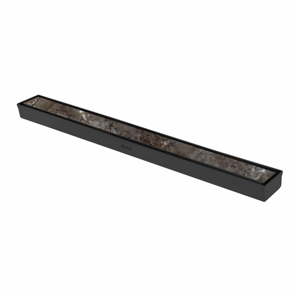 Marble-Insert Shower Drain Channel Coloured (2 Inches)
