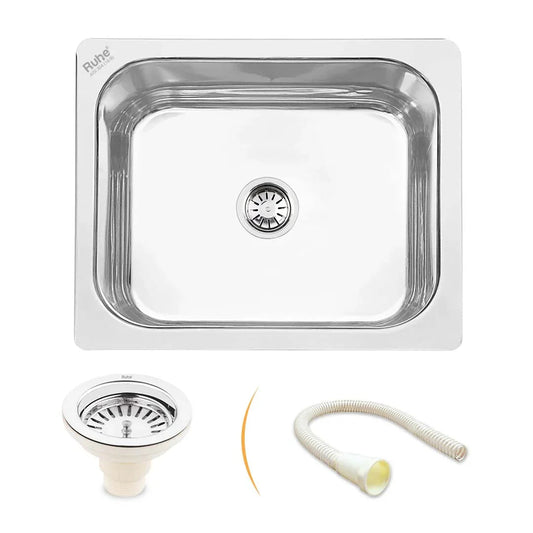 Single Bowl Kitchen Sink (26 x 20 x 9 Inches)