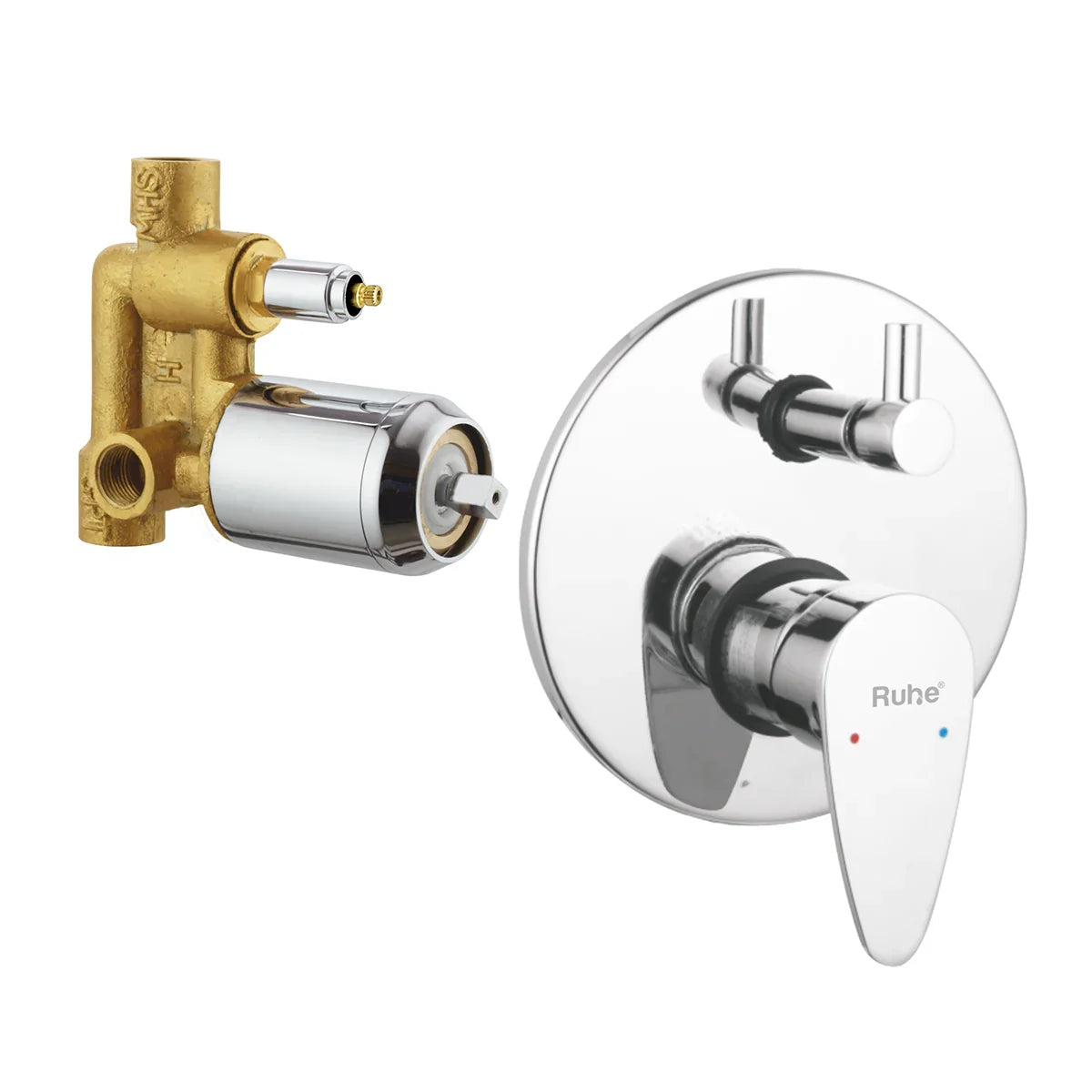 Eclipse Single Lever 2-inlet Hi-Flow Diverter