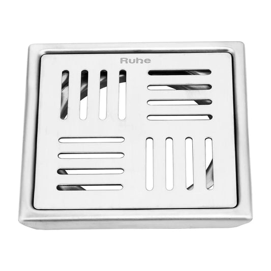 Pluto Square Premium Floor Drain (6 x 6 Inches) - by Ruhe