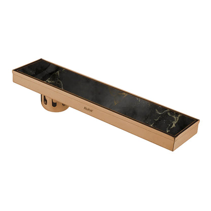 Tile-Insert Shower Drain Channel (4 Inches)