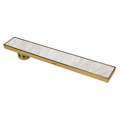 Tile-Insert Shower Drain Channel (4 Inches)