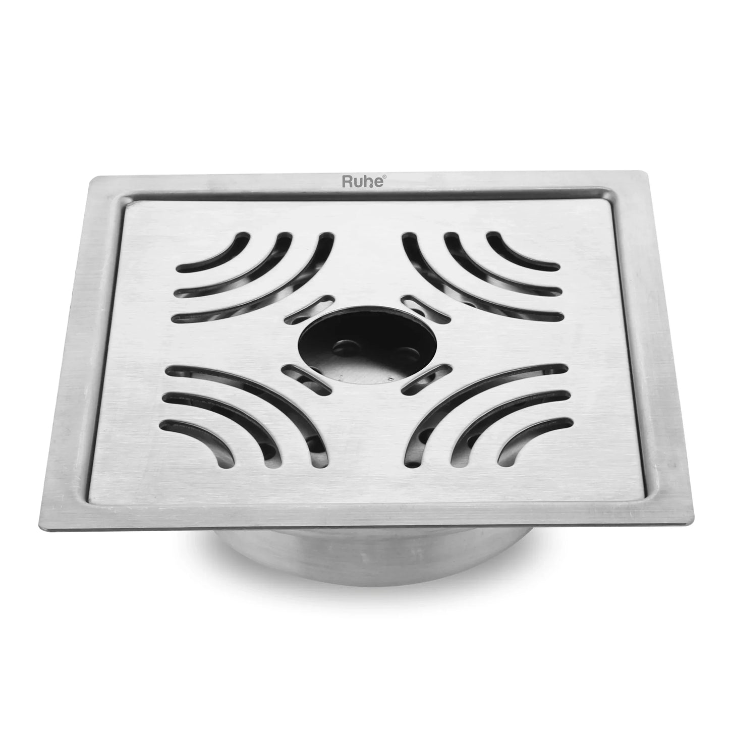 Emerald Square Flat Cut Floor Drain