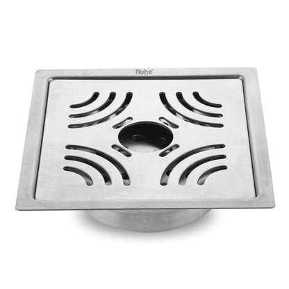 Emerald Square Flat Cut Floor Drain