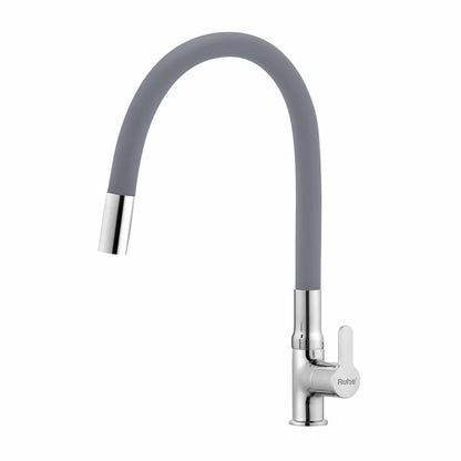 Pavo Deck Mount Kitchen Sink Tap with Coloured Flexible Silicone Spout