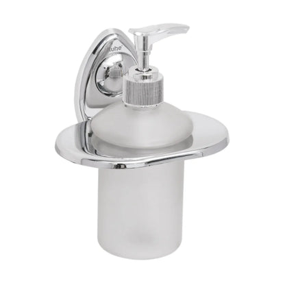 Drop Stainless Steel Soap Dispenser (Glass)