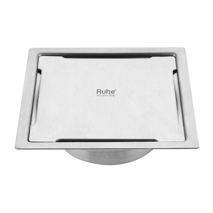 Diamond Square Flat Cut Floor Drain
