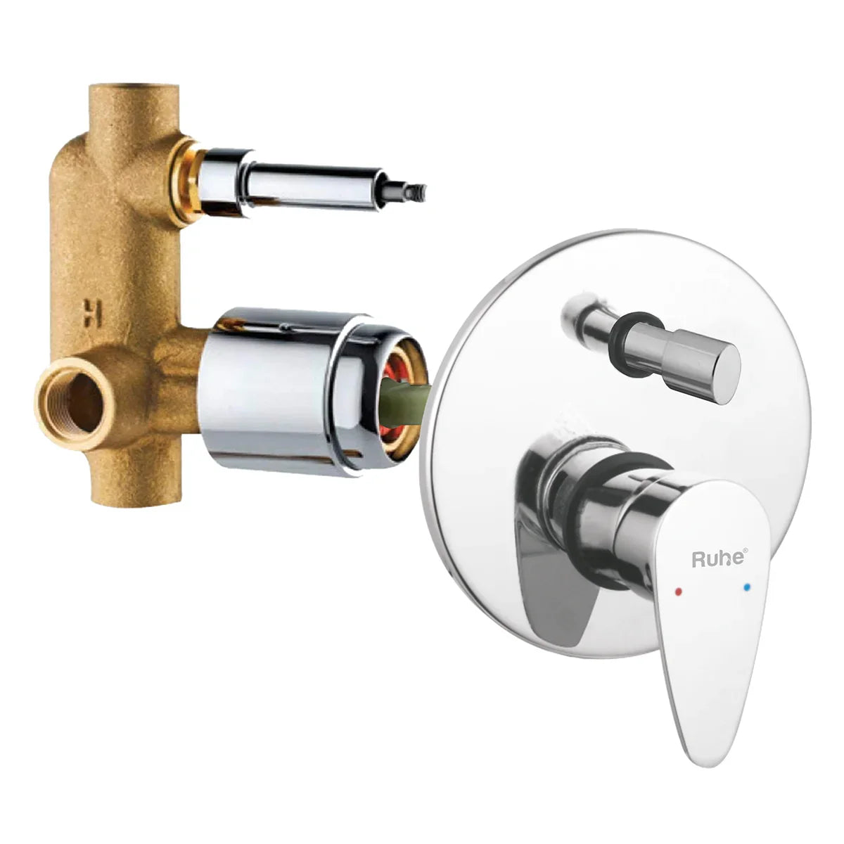 Eclipse Single Lever 2-inlet Diverter (JAQ Complete Set)