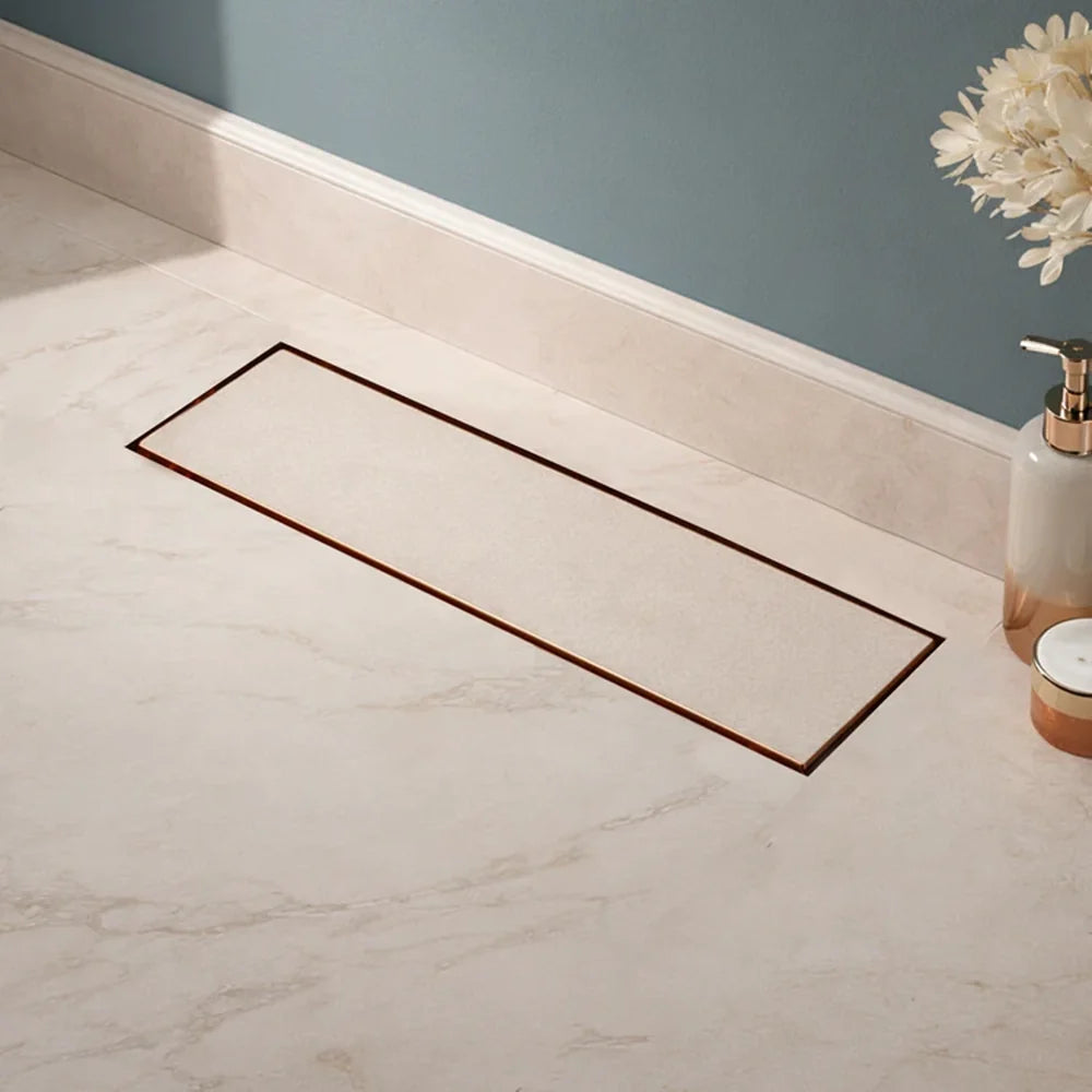 Tile-Insert Shower Drain Channel (4 Inches)