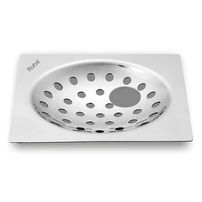 One Square Flat Cut Floor Drain