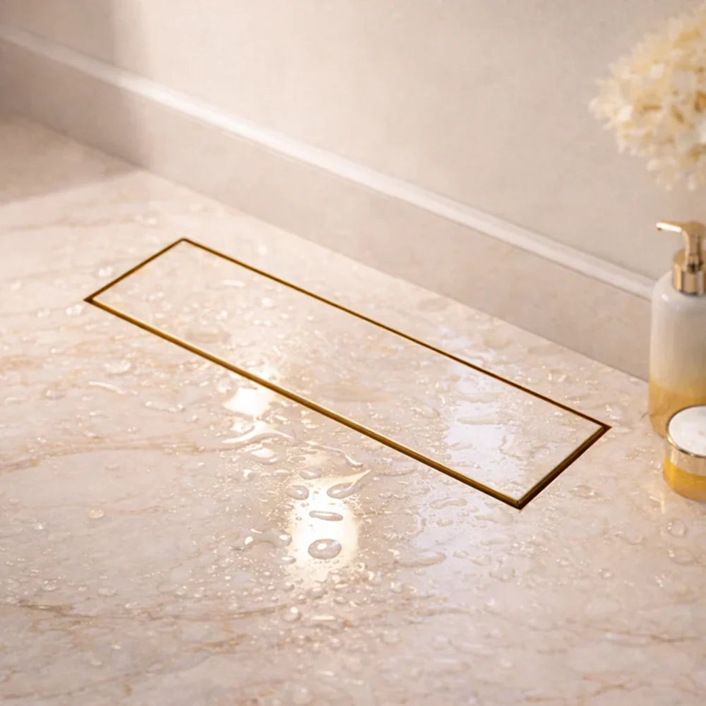 Tile-Insert Shower Drain Channel (4 Inches)