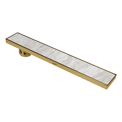 Tile-Insert Shower Drain Channel (4 Inches)