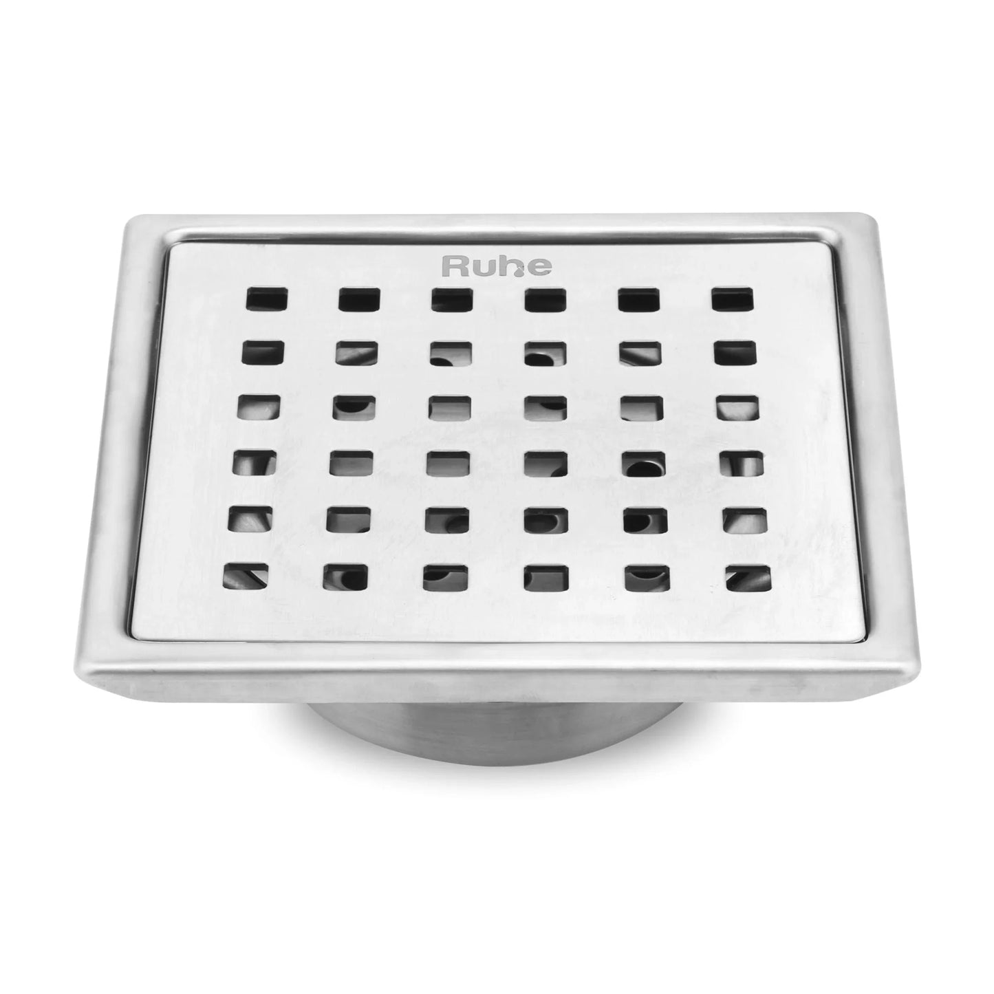 Pearl Floor Drain Square (6 x 6 Inches) with Cockroach Trap