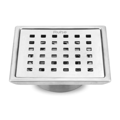 Pearl Floor Drain Square (6 x 6 Inches) with Cockroach Trap