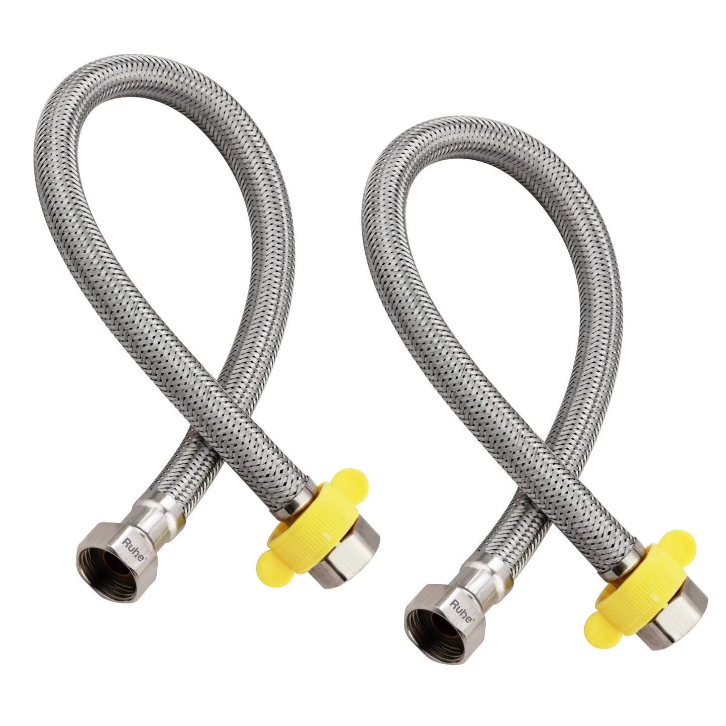 Geyser Connection Pipe SS (30 Inches) (304 Grade) (Pack of 2) - by Ruhe