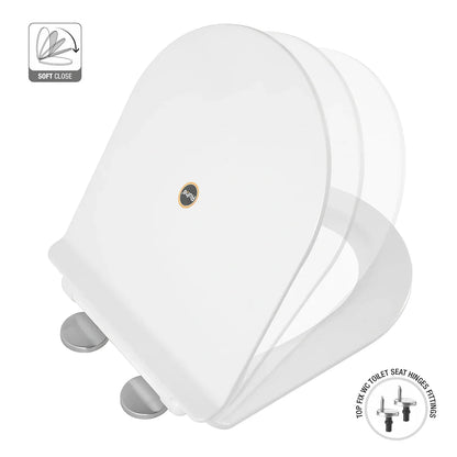 UF Round Toilet Seat Cover (Soft Close) - by Ruhe