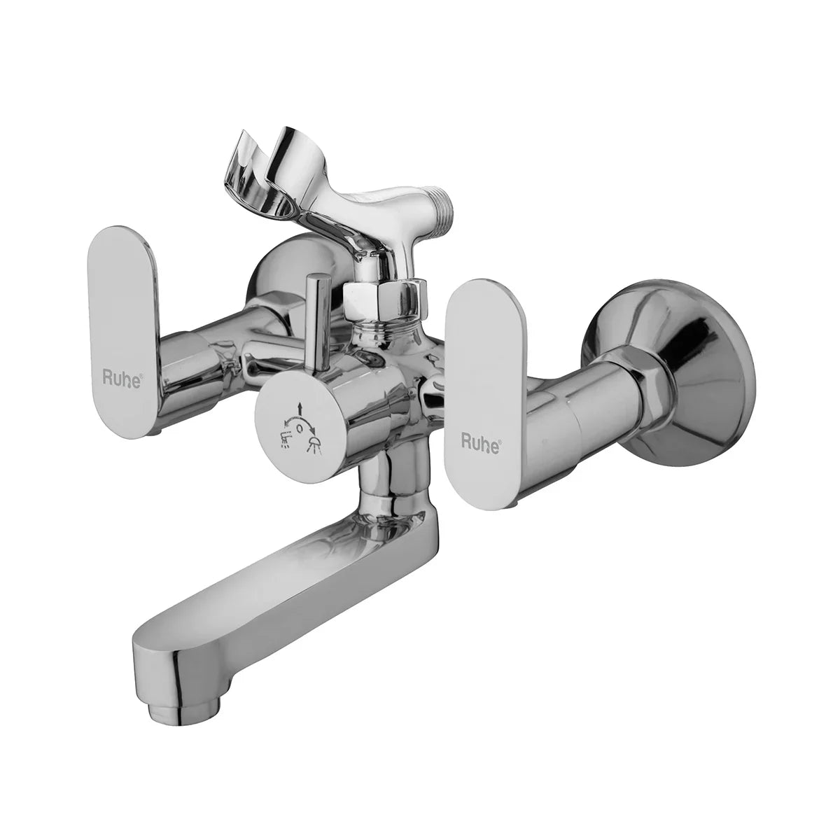 Demure Telephonic Wall Mixer Tap with Crutch - by Ruhe