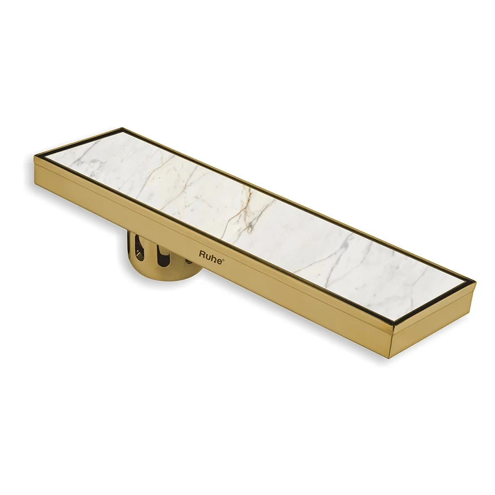 Tile-Insert Shower Drain Channel (4 Inches)