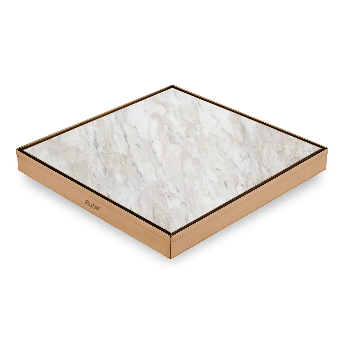 Tile-Insert Shower Drain Channel (12 x 12 Inches)