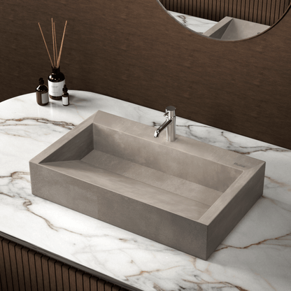Aether Table Top Wash Basin Beige
