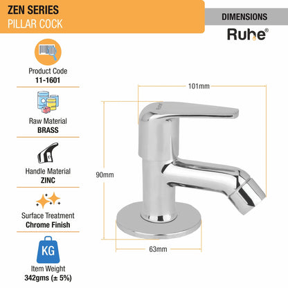 Zen Wash Basin Pillar Tap