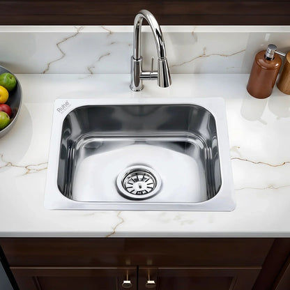 Single Bowl Kitchen Sink (18 x 16 x 8 Inches)