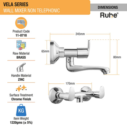 Vela Wall Mixer Tap