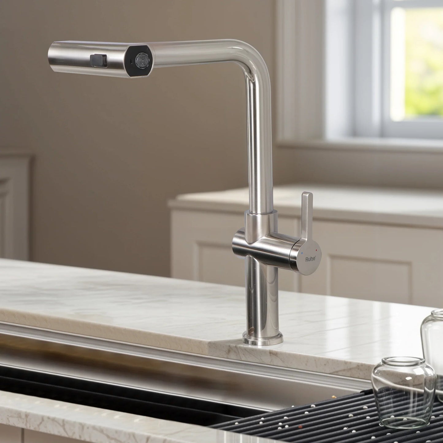 Arrow Triple Flow Pull-Out Kitchen Mixer Faucet