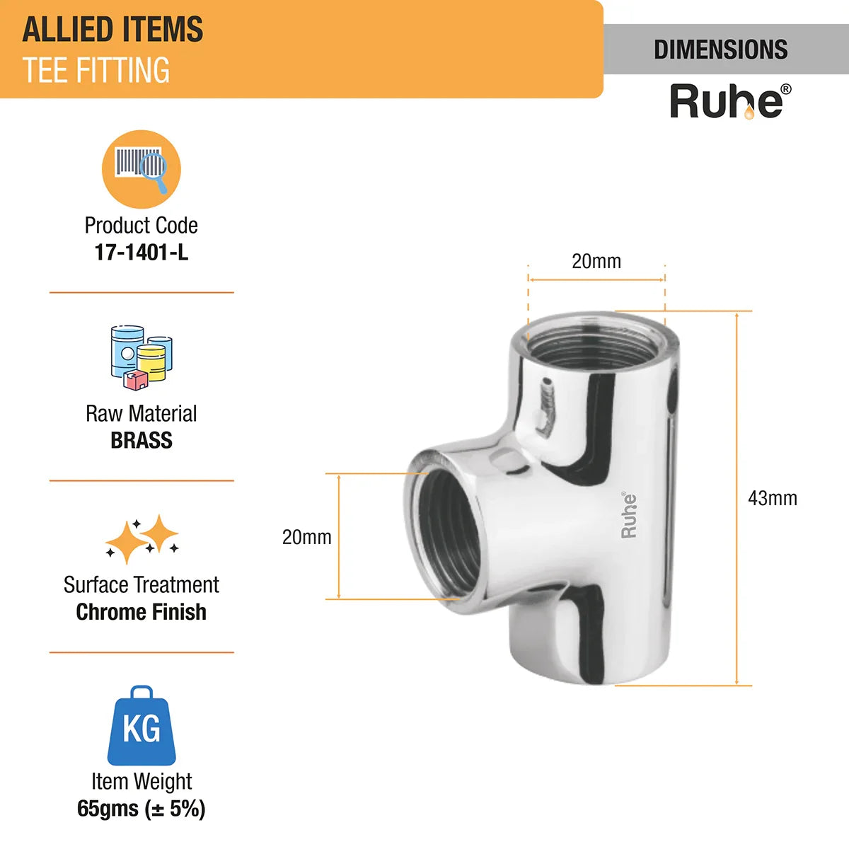 Tee (Pack of 2) dimensions and sizes