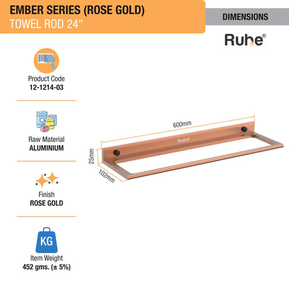 Ember Towel Rod