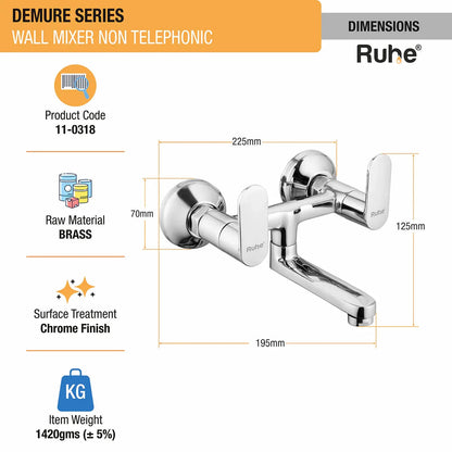 Demure Wall Mixer Tap - by Ruhe