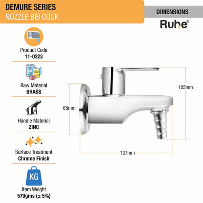 Demure Nozzle Bib Tap