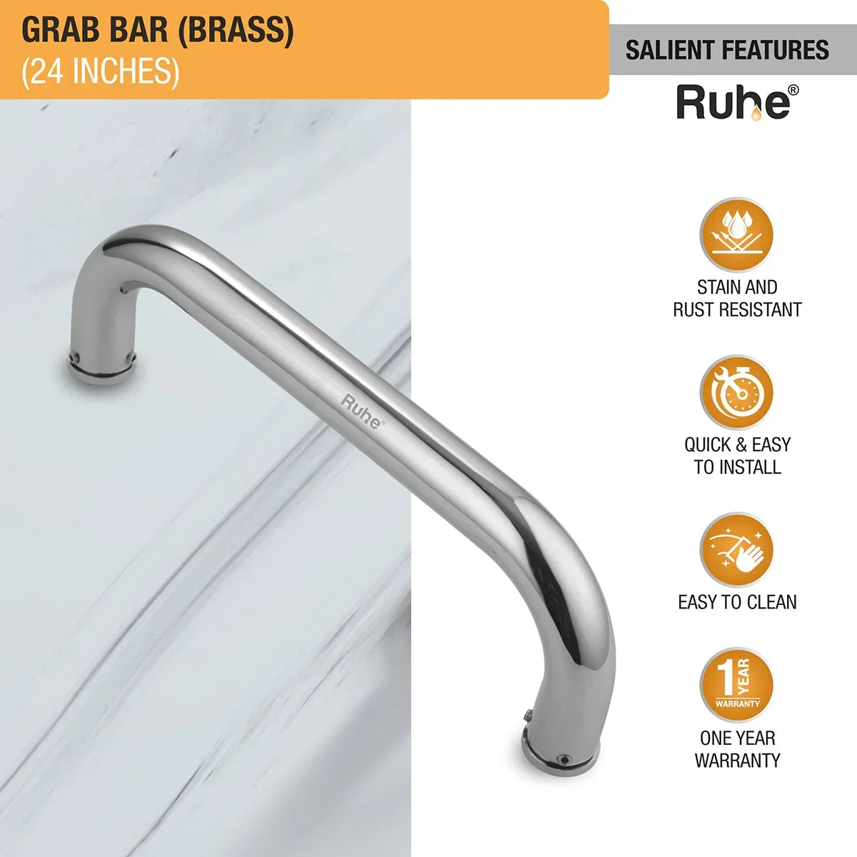 Brass Grab Bar (10 inches)