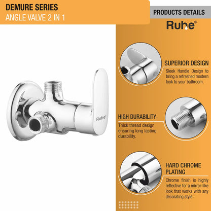 Demure Two Way Angle Valve - by Ruhe