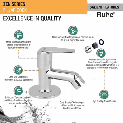 Zen Wash Basin Pillar Tap