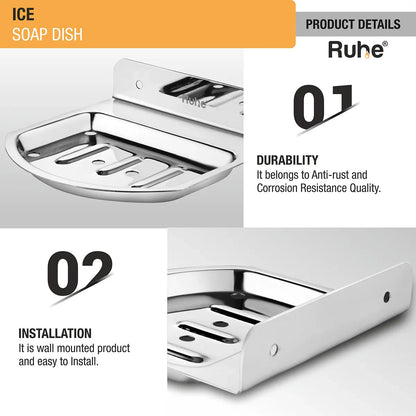 Ice Stainless Steel Soap Dish 2