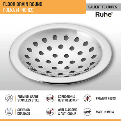 Polka Floor Drain