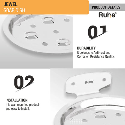 Jewel Stainless Steel Soap Dish 3